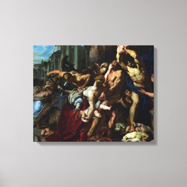 Toile Massacre des Innocents par Peter Paul Rubens (Recto)
