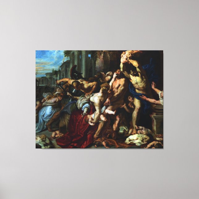 Toile Massacre des Innocents par Peter Paul Rubens (Recto)
