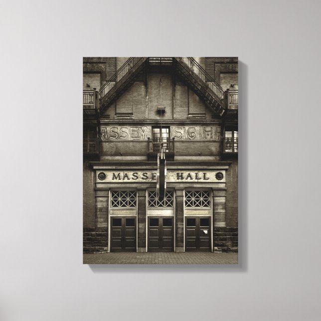 Toile Massey Hall Version No 1 Tonifiée (Recto)