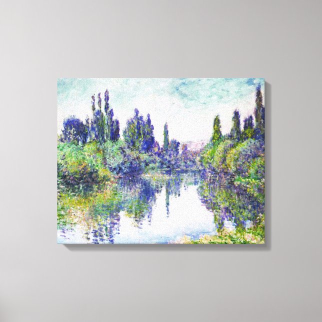 Toile Matin sur la Seine, par Claude Monet (Recto)