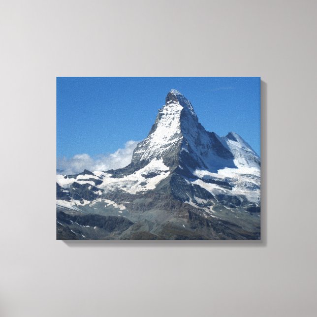 Toile Matterhorn Suisse Alpes Enveloppé Canvas (Recto)