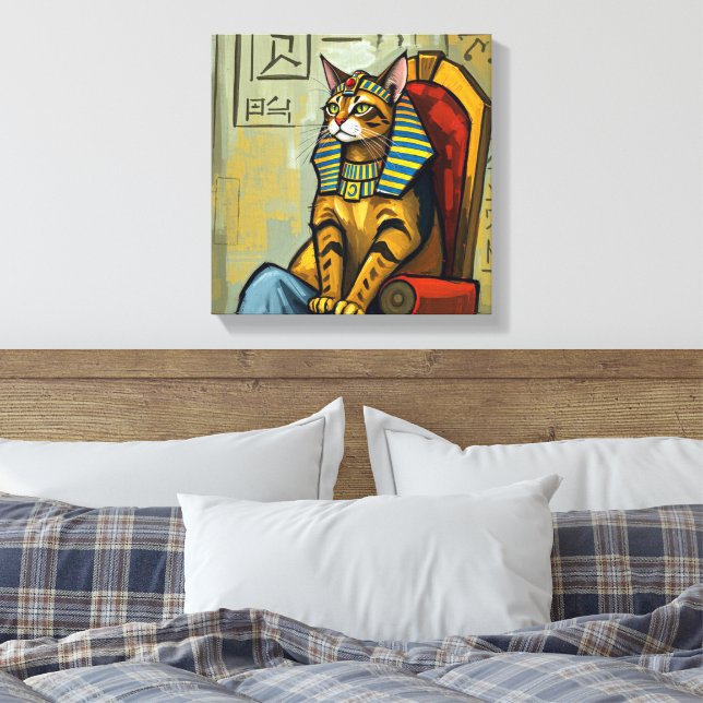 TOILE MAU ÉGYPTIEN-PHARAON (Insitu(Chambre))