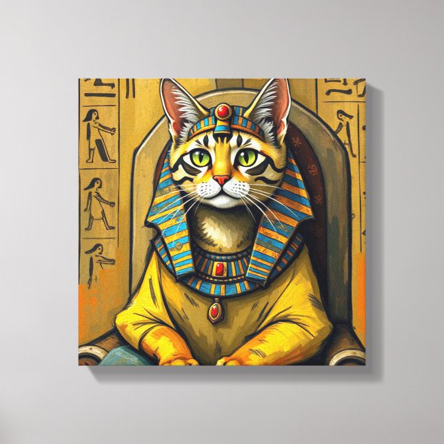 TOILE MAU ÉGYPTIEN-PHARAON 3 (Recto)