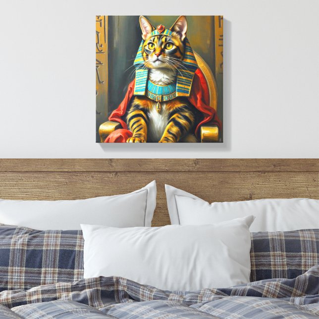 TOILE MAU ÉGYPTIEN-PHARAON 5 (Insitu(Chambre))
