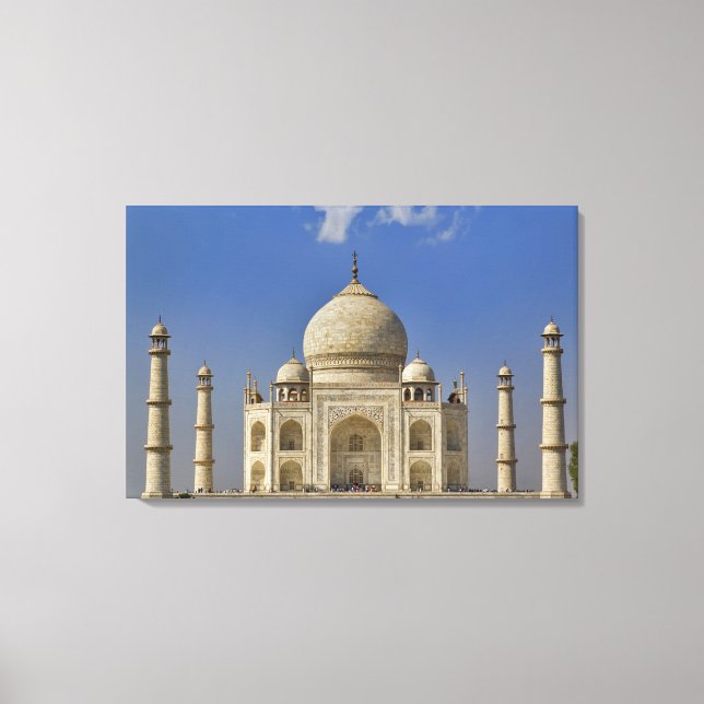 Toile mausolée du Taj Mahal / Agra, Inde (Recto)