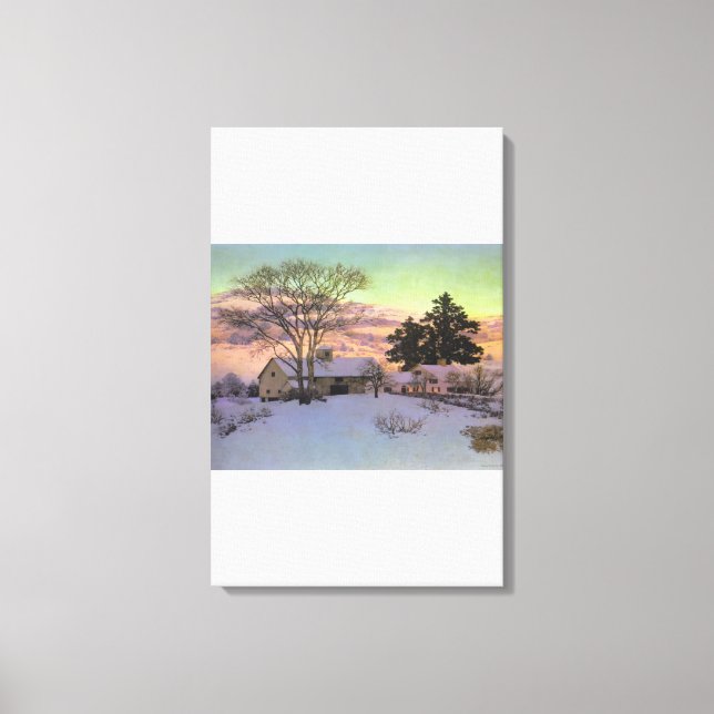 Toile Maxfield Parrish - Afterglow (Recto)