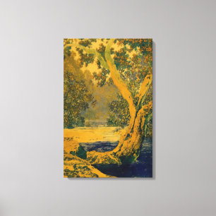 Toile Maxfield Parrish - Étude pour Autumn Brook