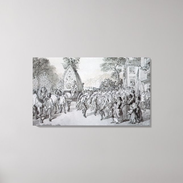 Toile May Day à Bowdon, Cheshire (Recto)