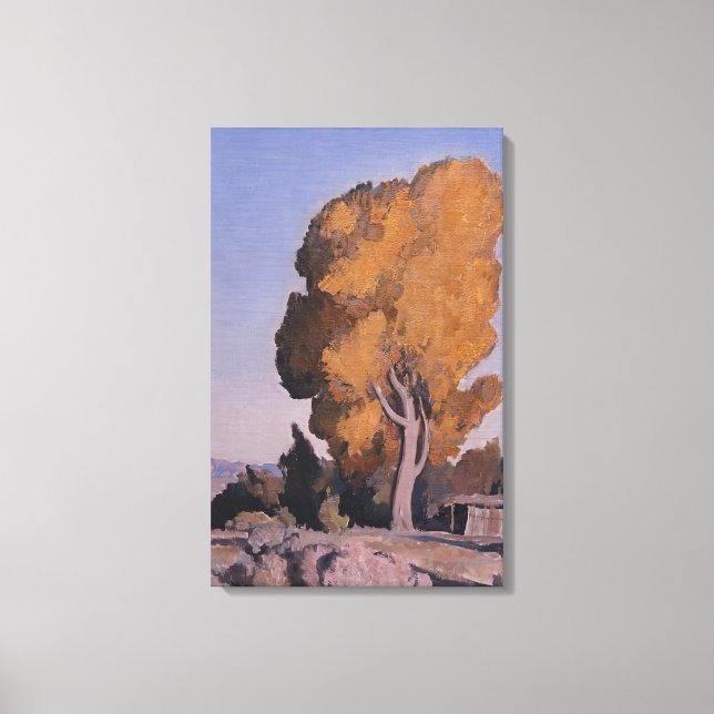 Toile Maynard Dixon - PAYS BAS COTTONWOOD 1940 (Recto)