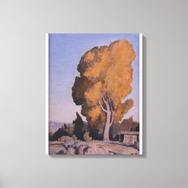 Toile Maynard Dixon - PAYS BAS COTTONWOOD 1940 (Recto)