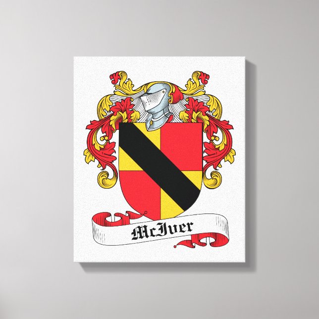 Toile McIver Family Crest (Recto)