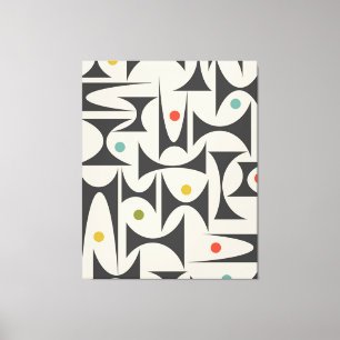 Toile MCM Motif géométrique Lampe de bain Mat Fleece B