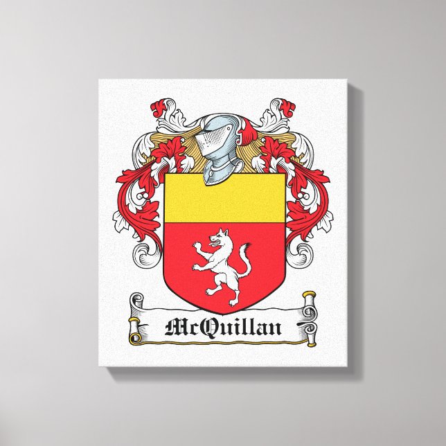 Toile McQuillan Family Crest (Recto)