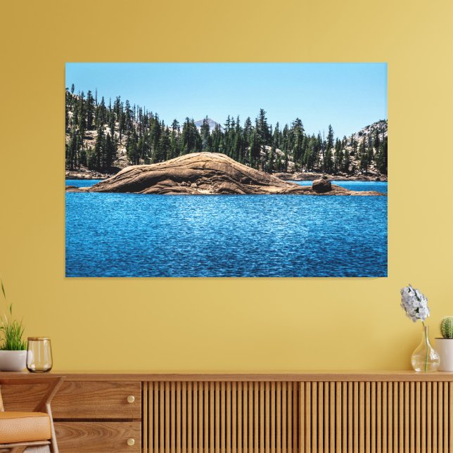 Toile Meadow Lake Rock Island (Insitu(Salon))