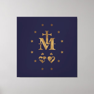 Toile Médaille miraculeuse, Médaille de Notre-Dame de la