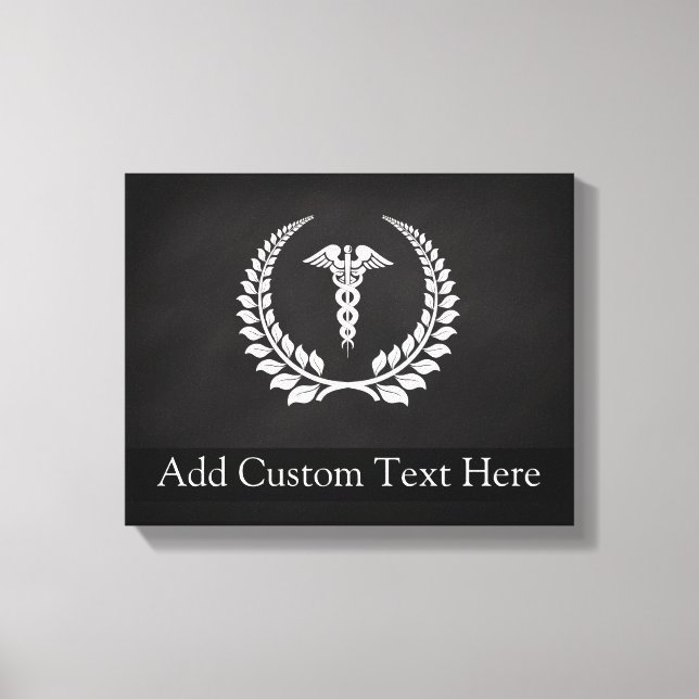 Toile Medical Caduceus Laurel (Recto)