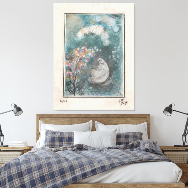 Toile Méditation dans un jardin (Insitu(Chambre))