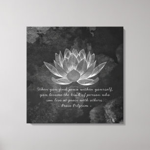 Toile Méditation YOGA Reiki Instructeur Citations Chic L
