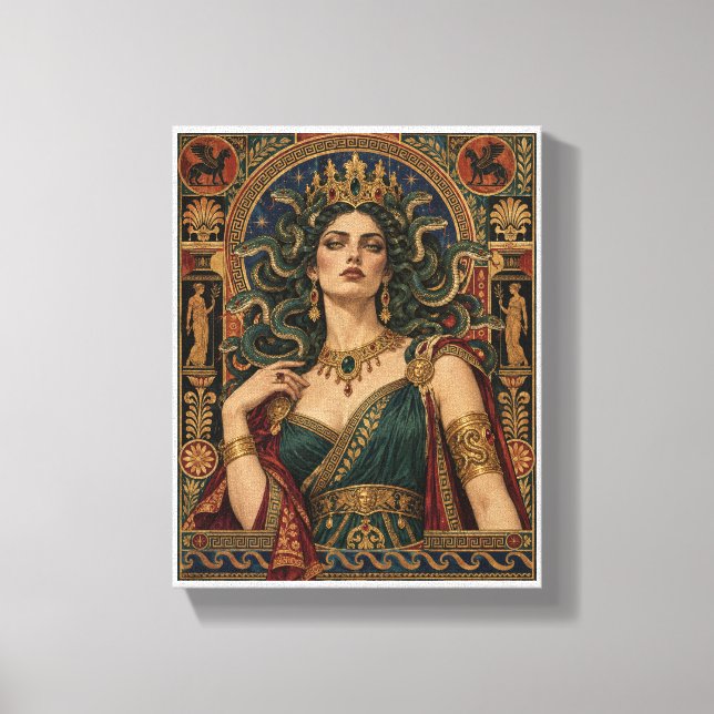 Toile Medusa royale (Recto)
