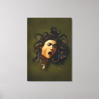 Medusa tête Caravaggio peinture art mythologie can