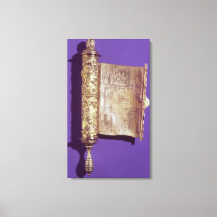 Toile Megillah dans un cas argenté, Vienne, c.1715