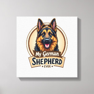 Toile Meilleur Ami Pour Toujours Mon Shepherd Allemand V