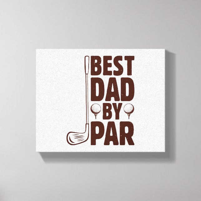 Toile Meilleur papa par Parc Golf Papa (Recto)