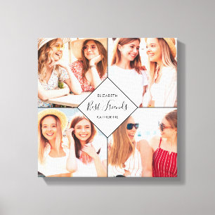 Toile Meilleures Amies Meilleures Copines Nom Collage Ph