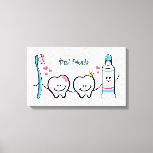 Toile Meilleurs amis (Recto)