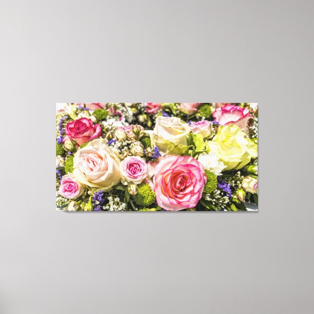 Toile Mélange rose deux (Recto)