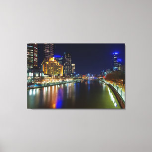 Toile Melbourne la nuit