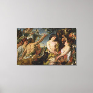 Toile Meleager et Atalanta (huile sur la toile)
