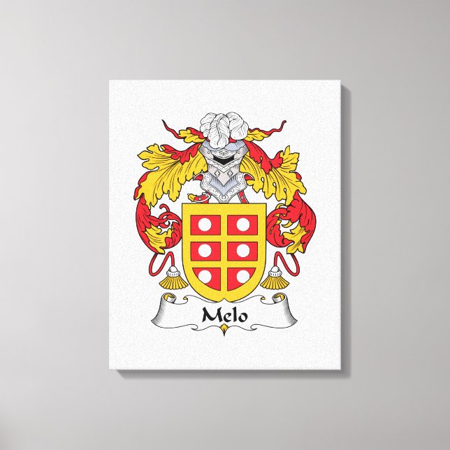 Toile Melo Family Crest (Recto)