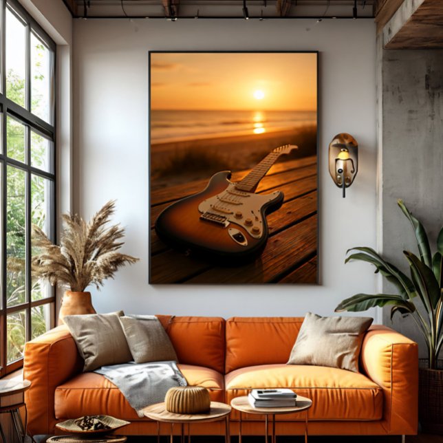 Toile Mélodie du coucher de soleil (Créateur téléchargé)