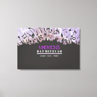 Toile MELODY OF THE TORAH Bar Bat mitzvah Se connecter B