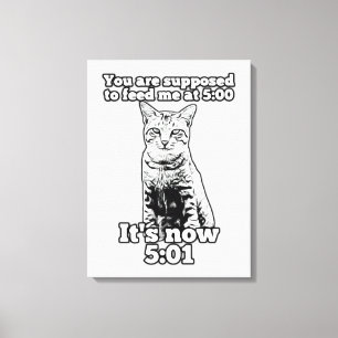 Toile Mème de chat en colère pour les propriétaires de c