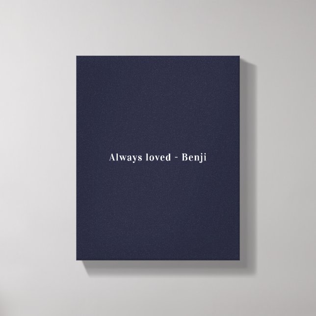 Toile Mémoire pour l'amour des animaux (Recto)