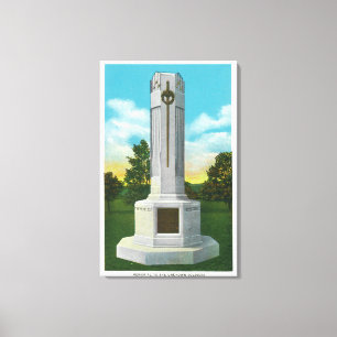 Toile Mémorial à la vue de soldat inconnu