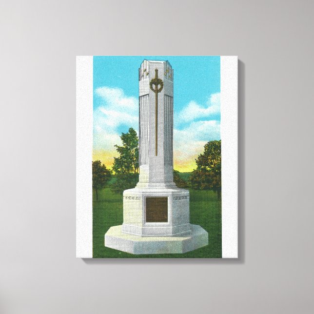 Toile Mémorial à la vue du soldat inconnu (Recto)