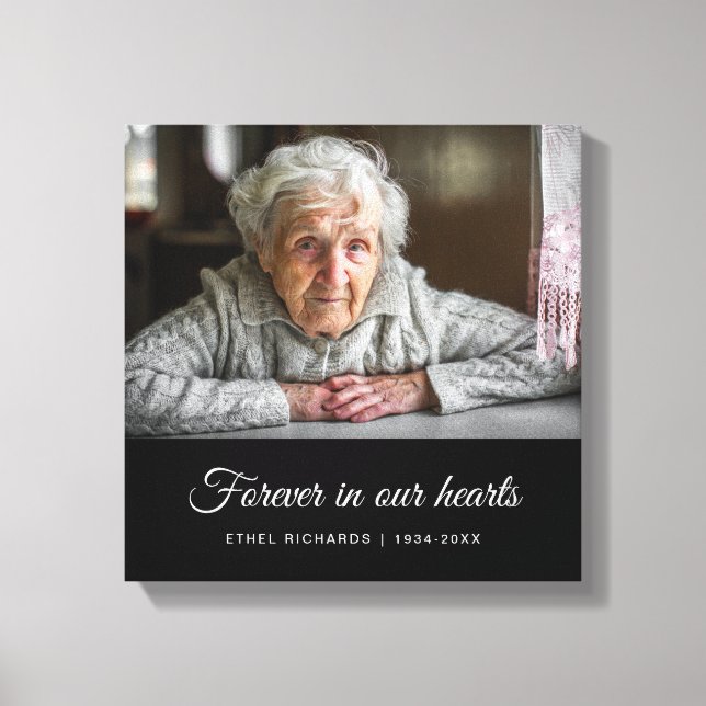 Toile Mémorial de la Sympathie dans la mémoire de l'amou (Recto)