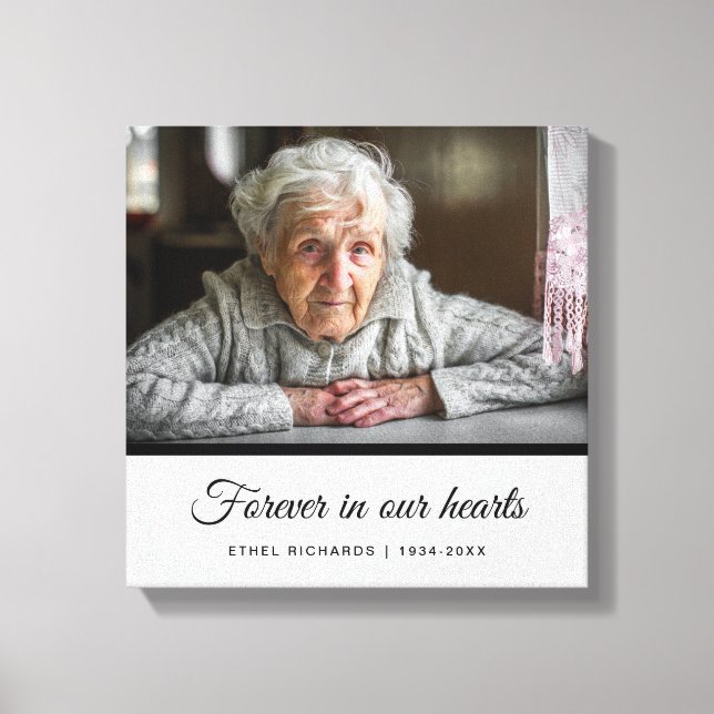 Toile Mémorial de la Sympathie dans la mémoire de l'amou (Recto)