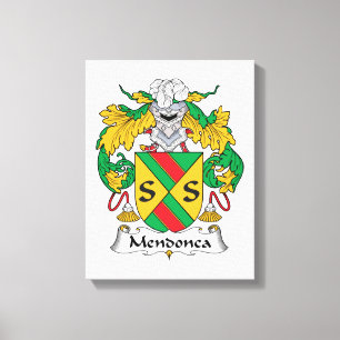 Toile Mendonca Family Crest
