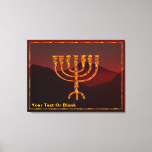 Toile Menorah de Moshe