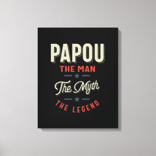 Toile Mens Papou Shirt Don : L'Homme Le Mythe La Légende