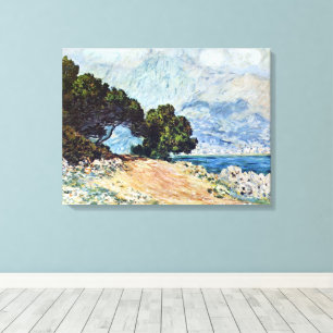 Toile Menton vu du Cap Martin par Claude Monet