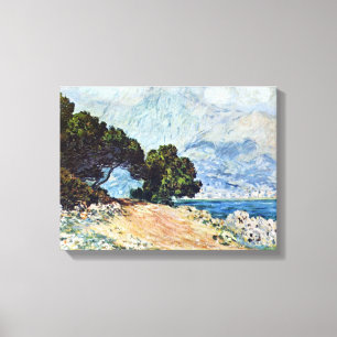 Toile Menton vu du Casquette Martin par Claude Monet