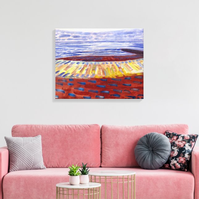Toile Mer après le coucher du soleil | Piet Mondrian | (Insitu(Salon))