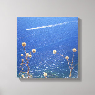 Toile Mer bleue grecque