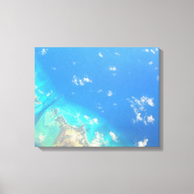 Toile MER CARRIBÉENNE N° 3 SUR CANVAS 20 "x 16" (Recto)