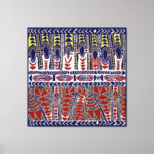 Toile Mer du Sud Samoa Batik (Recto)